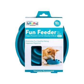 Outward Hound Fun Feeder Slo Bowl Medium/Mini Türkis
